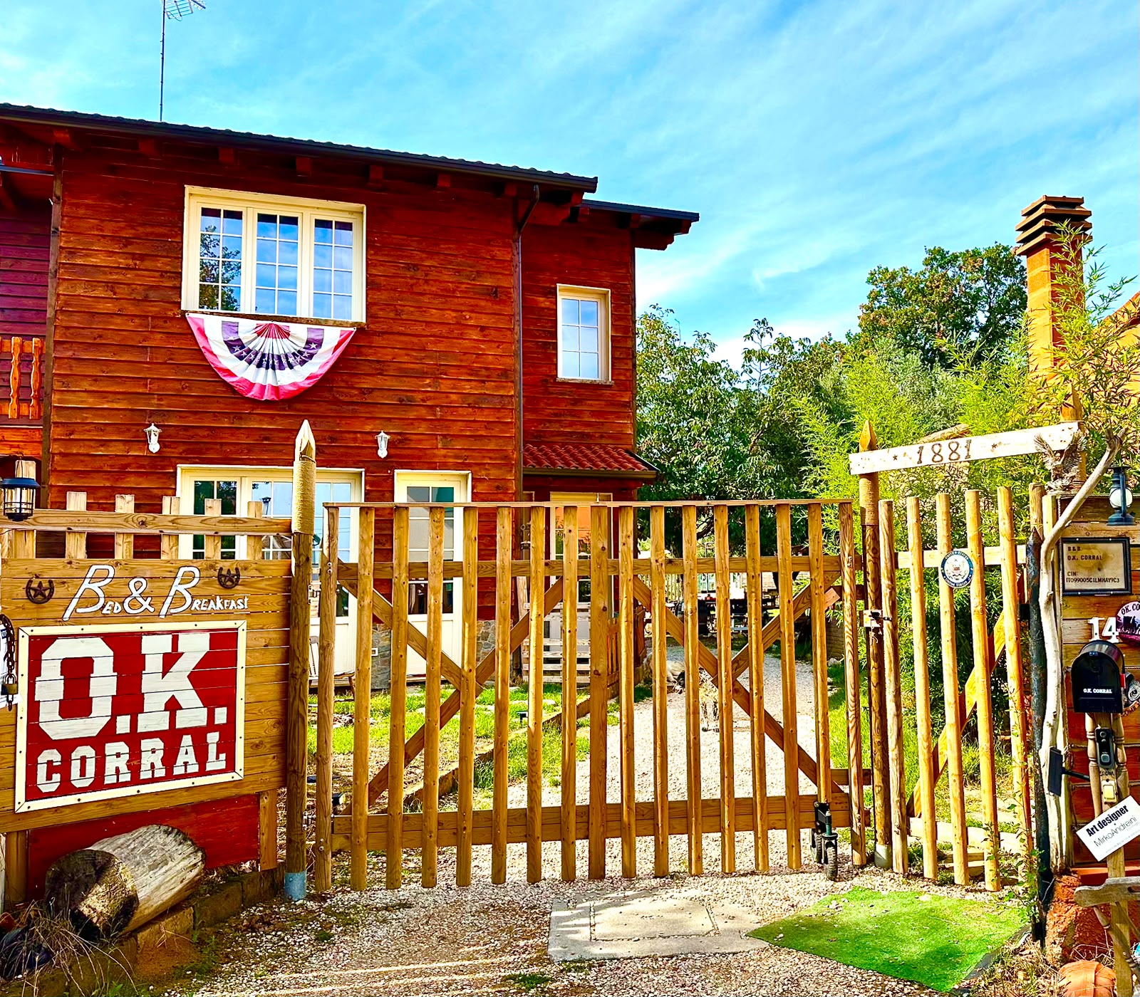 L'ingresso del ranch O.K. Corral